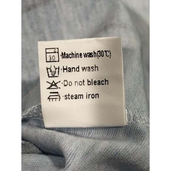 Sleeveless Blue Tie-Dye Maxi Dress With Side Pockets XXL Lightweight & Casual - Picture 10 of 10